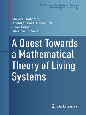 cover image of A Quest Towards a Mathematical Theory of Living Systems